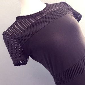 Michael Kors A-Line Dress with Detail Neckline